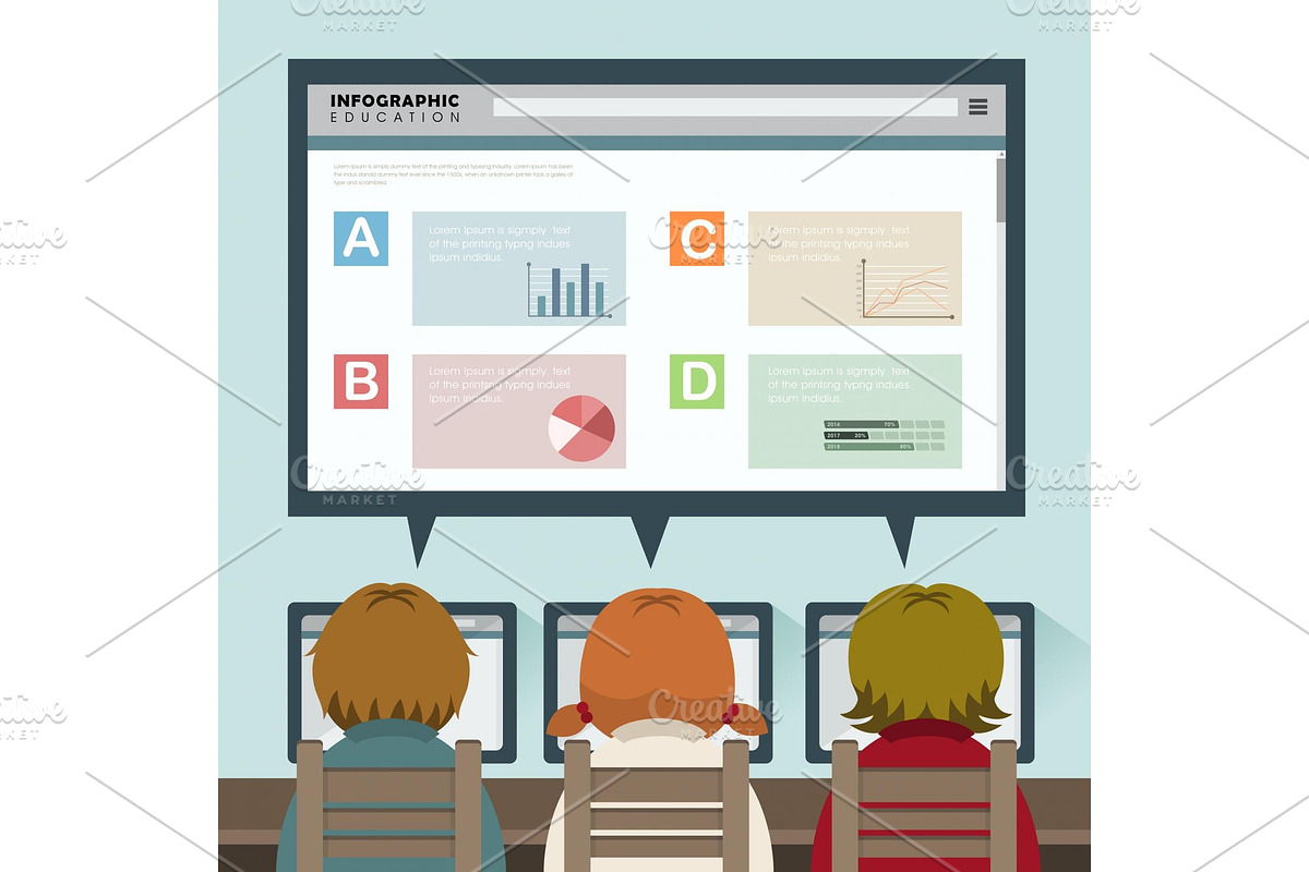 Education infographic template, a Presentation Template by TotallypicRF