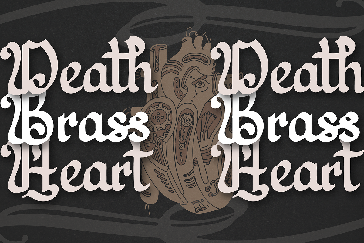 Black Rathen | Blackletter Typeface, a Blackletter Font by Denustudios (Photo 4 of 15)