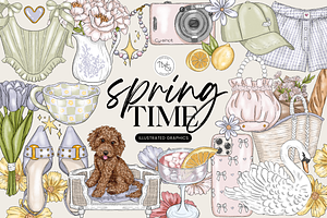 Springtime Clipart Bundle