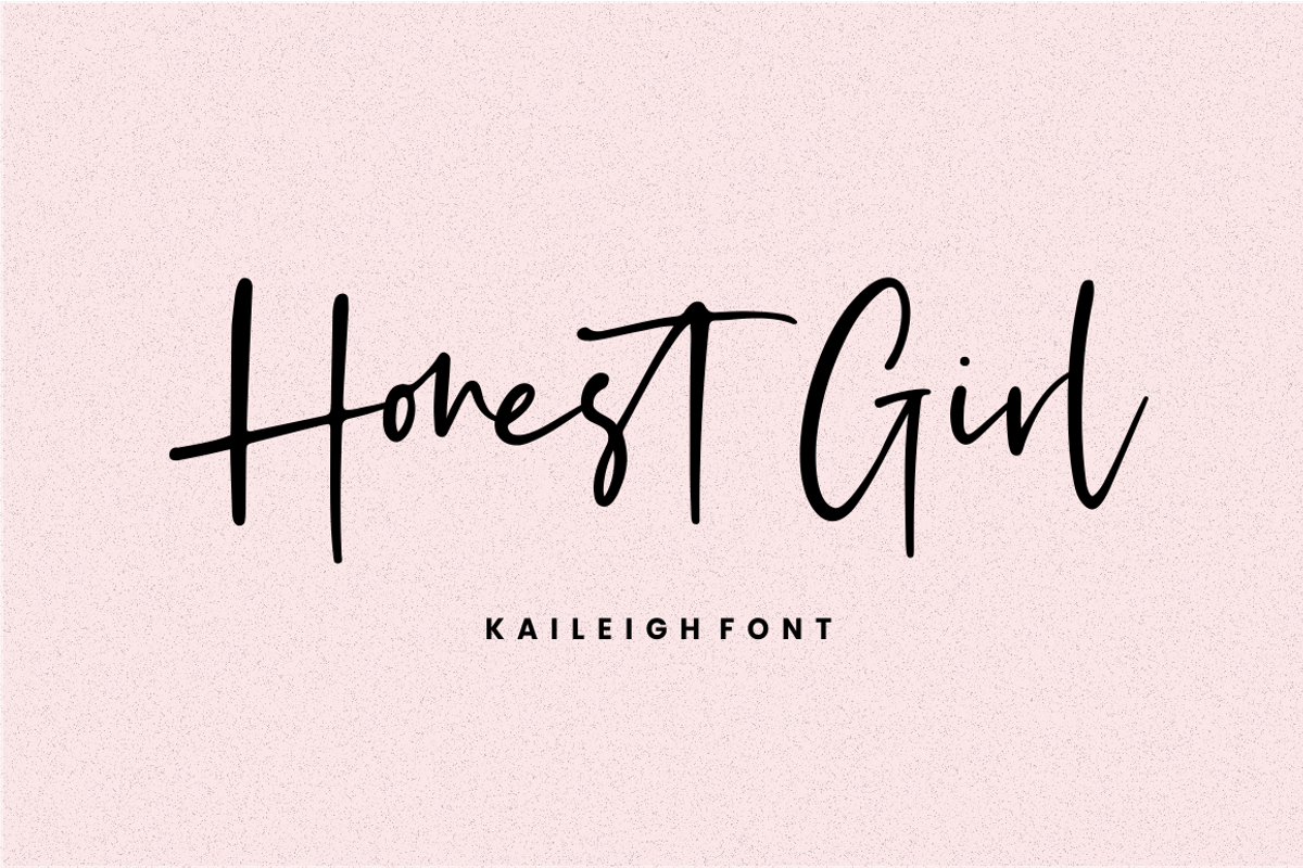 Kaileigh - Casual Script, a Script Font by Sronstudio (Photo 3 of 13)