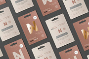 Hanging Gift Card Mock-up, an Advertising Mockup by zippypixelstudio (Thumbnail 10 of 13)