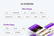 Food Order Mobile App UI, a Templates & Theme by 3djagan (Thumbnail 2 of 7)