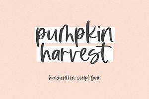 Pumpkin Harvest | Modern Script Font, a Script Font by KA Designs