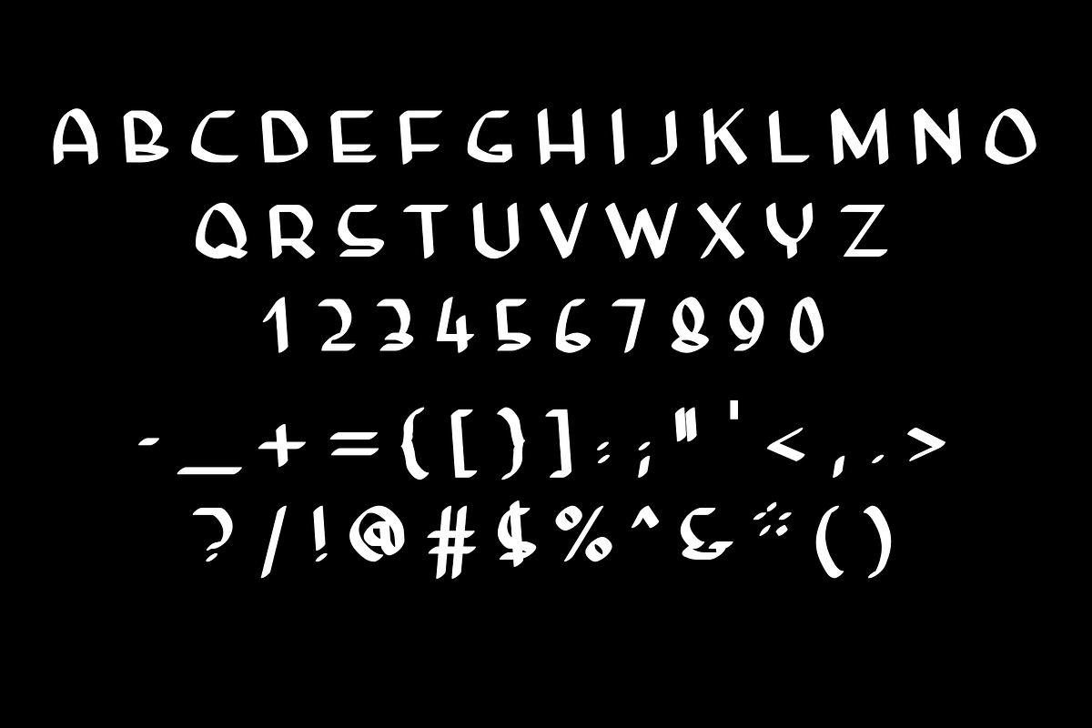 Anity Font preview 4