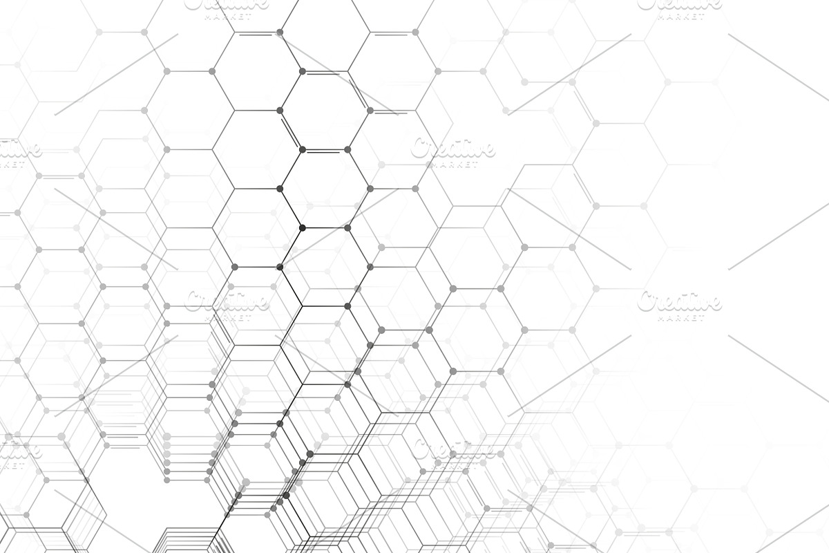 Chemistry 3D pattern on white, a Healthcare Illustration by VectorShop (Photo 3 of 6)
