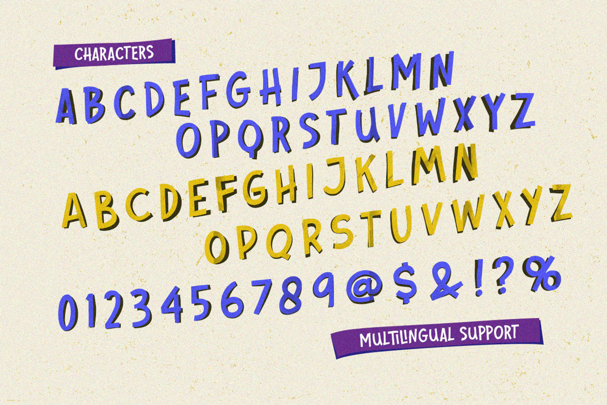 Papello Playful Packaging Font, a Sans Serif Font by Letterhend Studio (Photo 4 of 11)