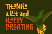 Tropica Jungles - Display Font, a Handwritten Font by Letterhend Studio (Thumbnail 9 of 9)