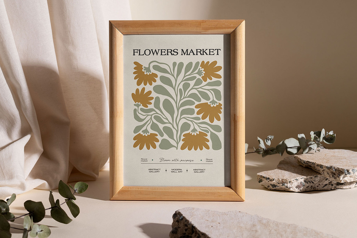 Neutral Floral | Wall Art Collection, an Object Graphic by Leleka.Store (Photo 14 of 18)