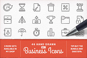 Hand Drawn Business Icons - Set 1, an Icon by Mera Pixels (Thumbnail 1 of 2)