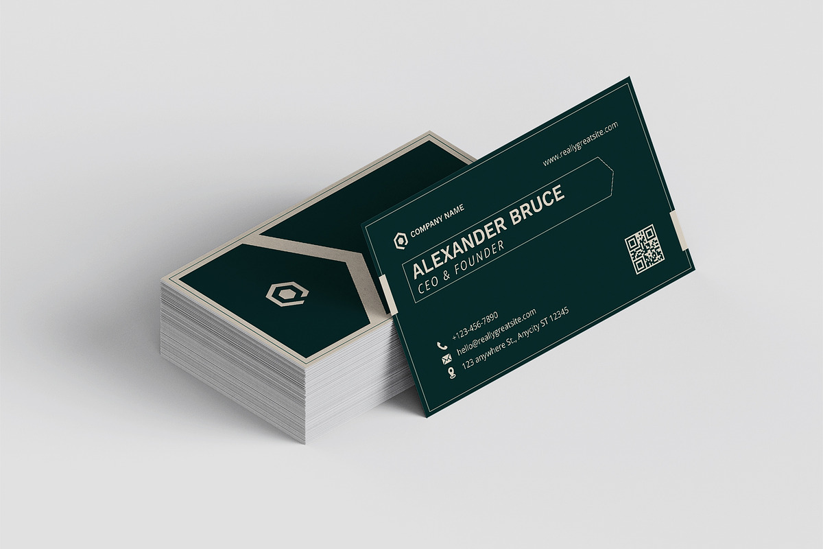 Elegant Minimalist Business Card, a Flyer Template by Artnivora.Std