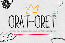 Orat-oret / Handwriting Font