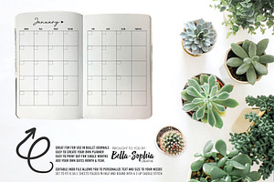 EDITABLE Weekly & Monthly Planner