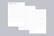 Study Planning Pages Set V-10, a Stationery Template by shahsoft (Thumbnail 2 of 3)