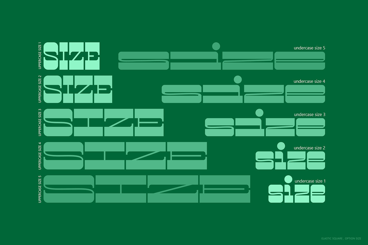 ELASTIC SQUARE, a Sans Serif Font by JamalCreativeStudio (Photo 8 of 8)