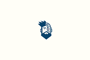 Cyborg Logo Mascot