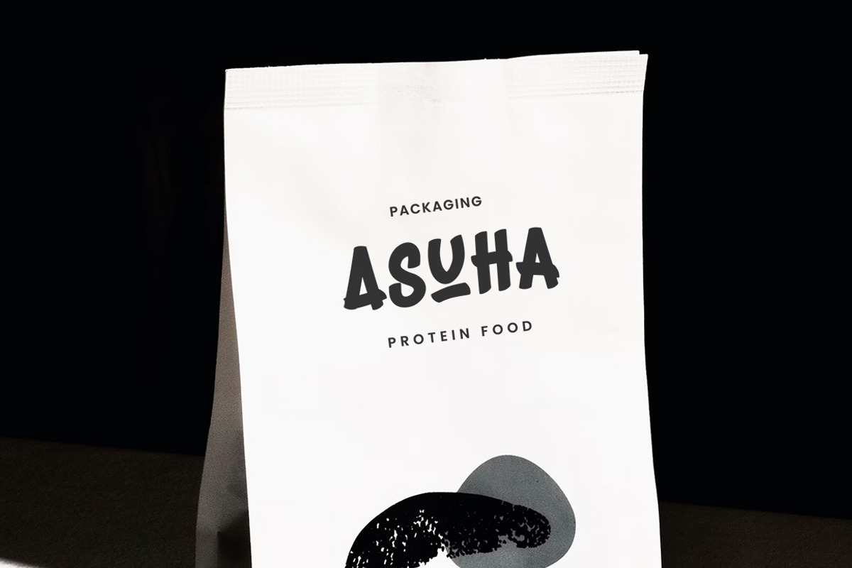 ASUHA - Brush Display Font, a Sans Serif Font by ENATIVE (Photo 6 of 7)