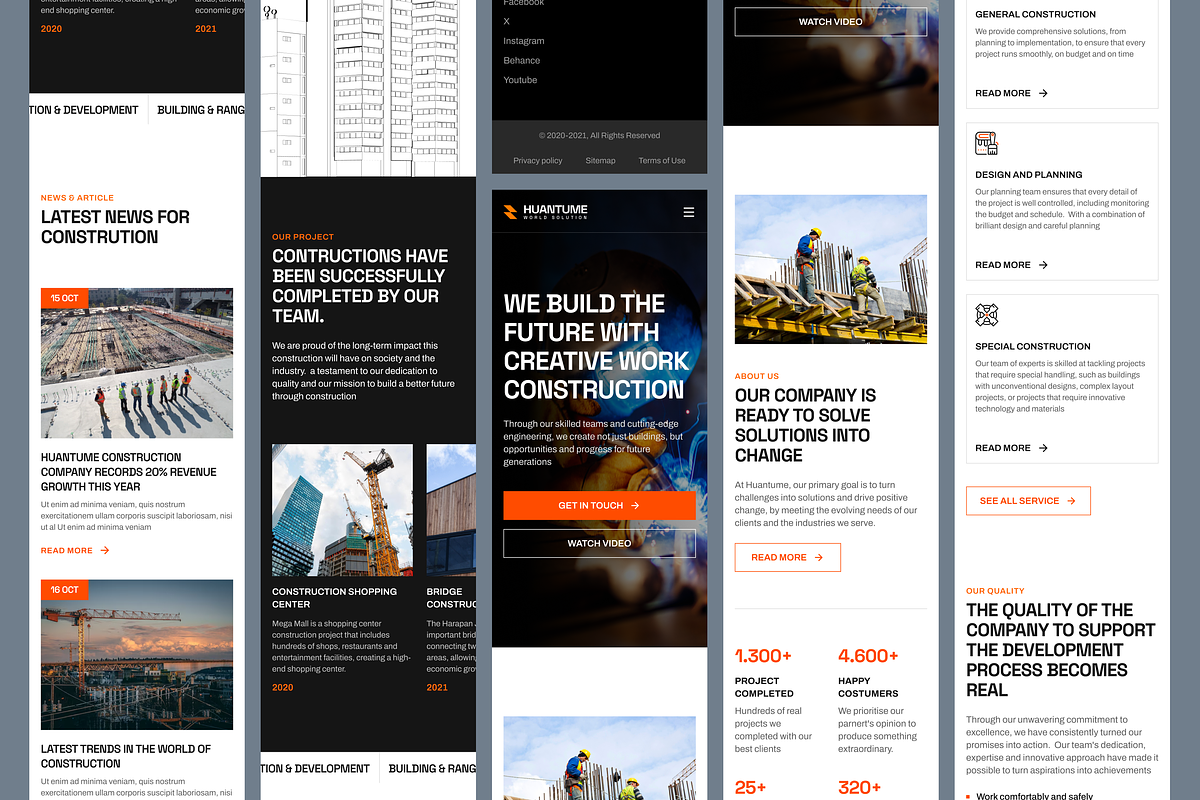 Huantume - Construction Landing Page, a Landing Page Template by SundayWorkTeam (Photo 4 of 4)