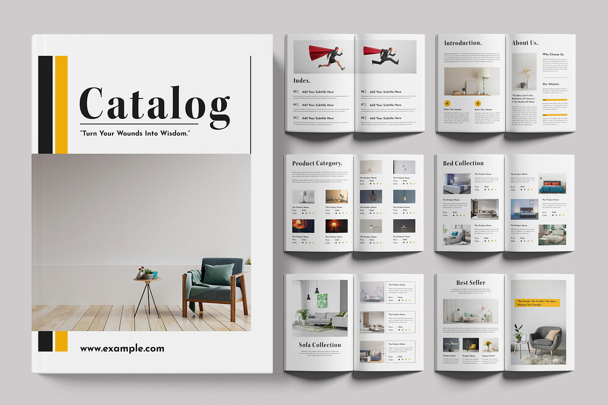 Product Catalogue, a Brochure Template by ContestDesign (Photo 1 of 3)