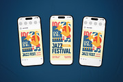 Jazz Festival Event Flyer Set, a Flyer Template by The Good Store (Thumbnail 2 of 2)