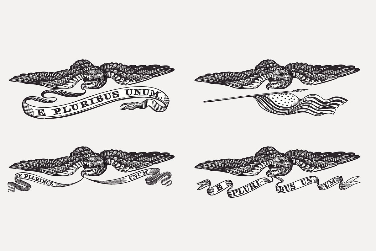 USA history & 4th of July vector set, a Decorative Illustration by kaer_shop (Photo 12 of 14)