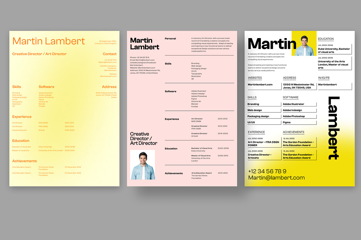 Creative Resume Template, a Resume Template by zroch design (Photo 5 of 7)