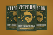 Modern Veteran Day Flyer, a Flyer Template by Tokosatsu (Thumbnail 4 of 4)