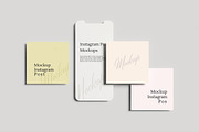 Instagram Post Mockup, an Advertising Mockup by Pikachudesign (Thumbnail 3 of 5)