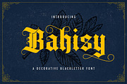 Bahisy - Blackletter Font, a Blackletter Font by StringLabs (Thumbnail 1 of 11)
