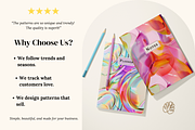 Liquid Ink Holographic Patterns, a Pattern Graphic by Ninterints (Thumbnail 3 of 10)