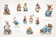 Christmas animals, an Animal Illustration by Mimomy (Thumbnail 3 of 11)