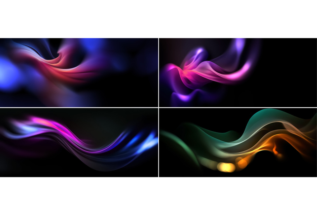 16 Dark Neon Glowing 3D Backgrounds, a Background Graphic by BazziBa♥ (Photo 5 of 5)