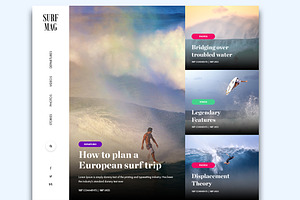 Surf Magazine - PSD