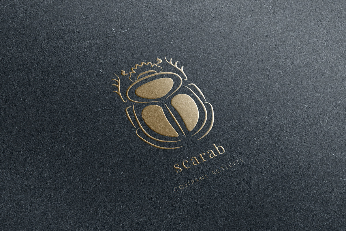 Scarab. Logo template, a Branding & Logo Template by le-genda (Photo 9 of 12)