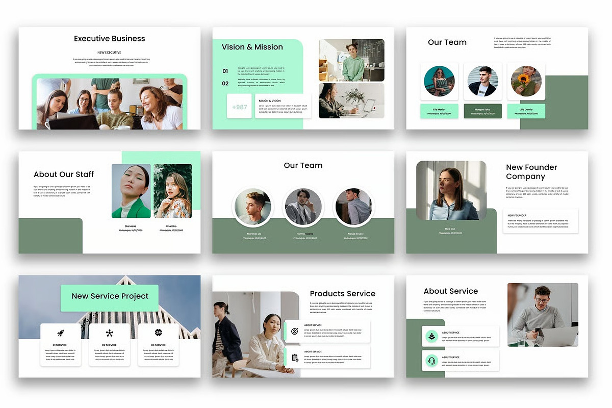 Aramandas – Business Google Slide, a Presentation Template by kreatifreya (Photo 3 of 6)