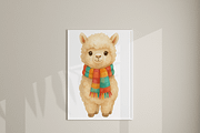 18 Alpaca Clipart, an Animal Illustration by Pati Charm Studio (Thumbnail 7 of 8)