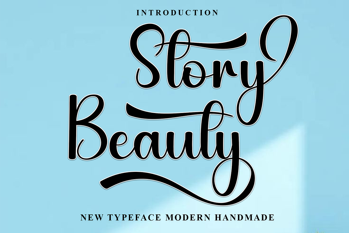 Story Beauty, a Handwritten Font by FreshTypeINK (Photo 1 of 8)