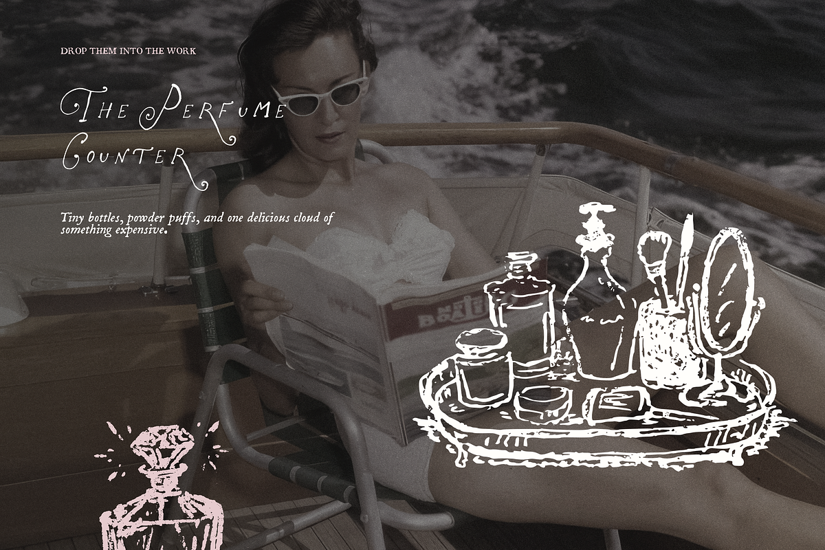 Perfume Clipart, Vanity Vector Art, an Object Illustration by The October Creative (Photo 9 of 12)