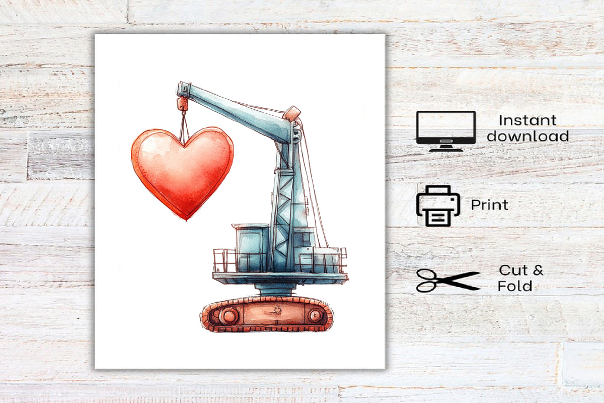 Kawaii Construction Clipart, an Illustration by Canvas Craft (Photo 8 of 8)