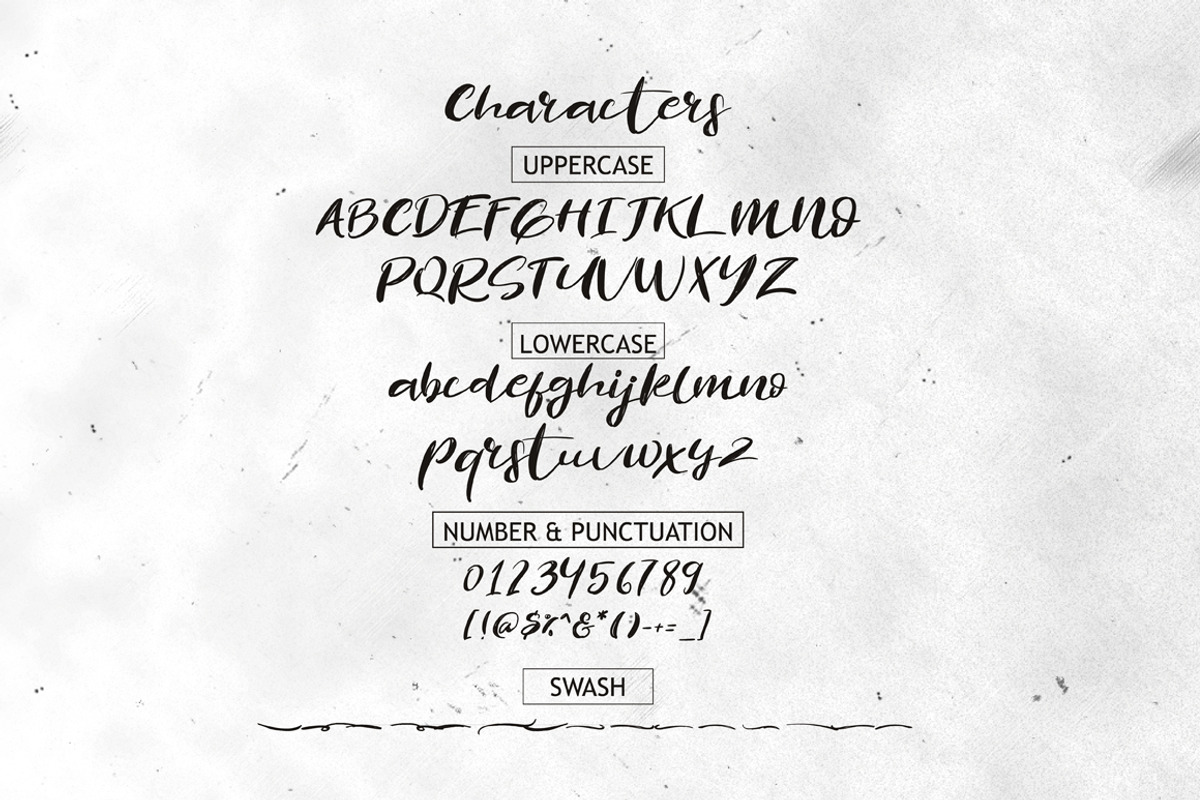 Revolution Brush Font preview 8