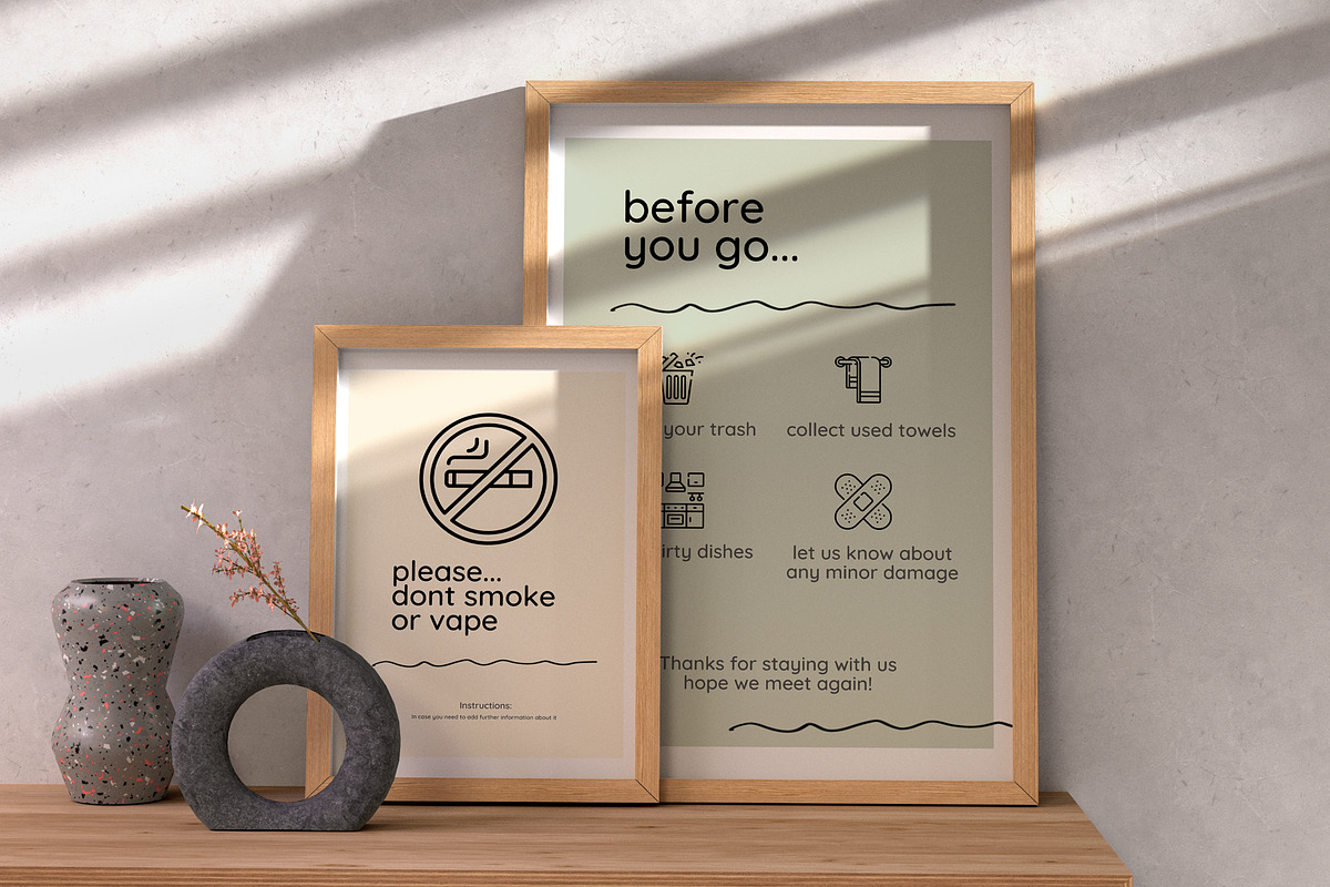 Airbnb Guest Book Canva template, a Templates & Theme by DeLaGranSiete (Photo 12 of 12)