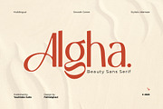 Algha | Beauty Sans Serif, a Sans Serif Font by Youthlabs Studio (Thumbnail 20 of 20)