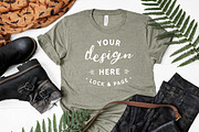 T-Shirt Mockup Bundle Bella Canvas, a Shirt Mockup by lock and page (Thumbnail 28 of 71)