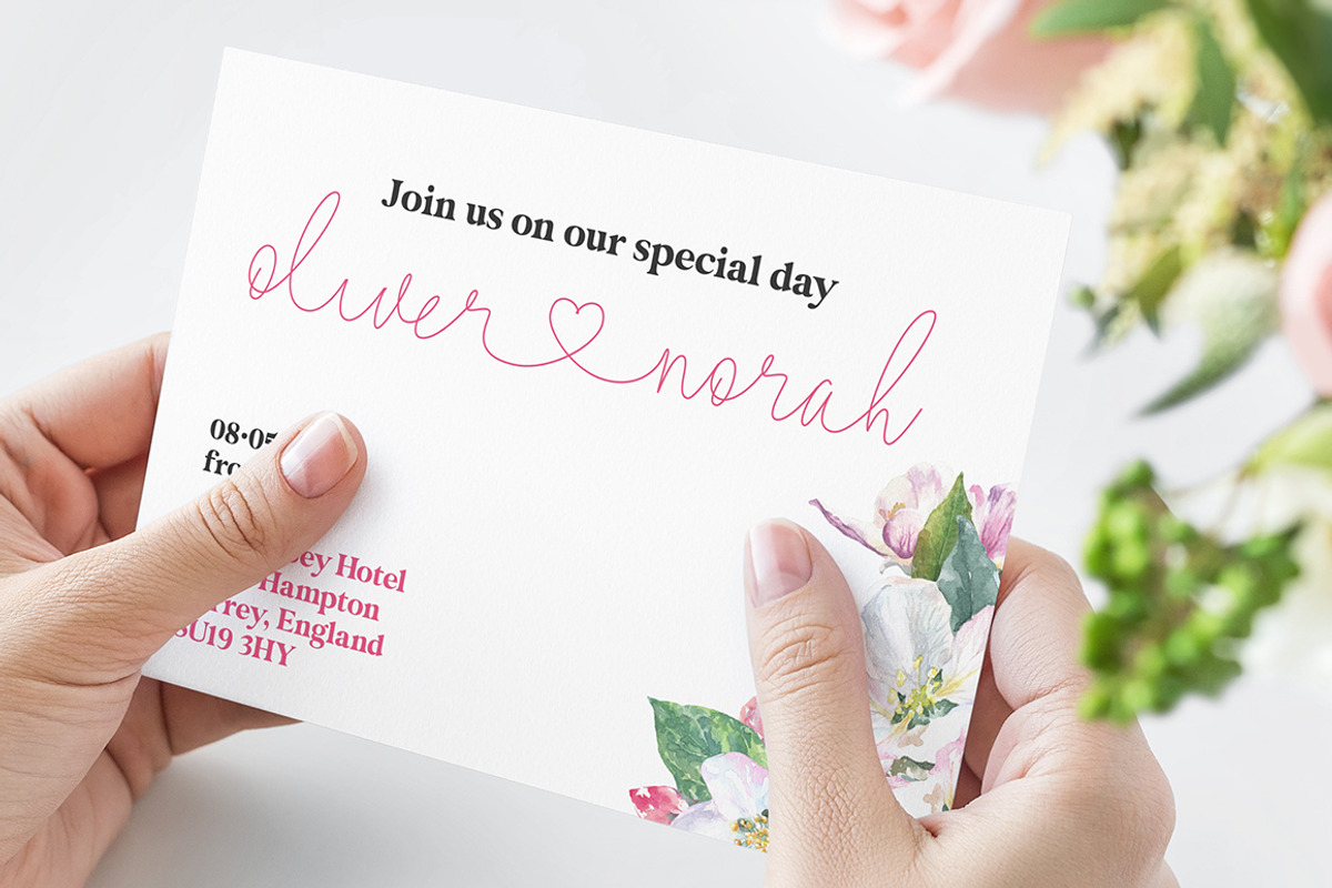 Lovers Script Font Family preview 4