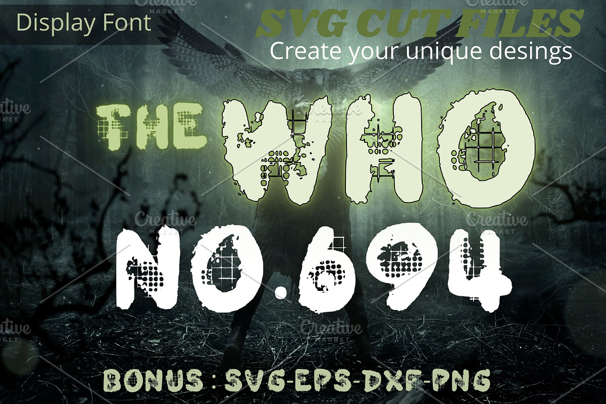 The Who, Horror Font, SVG Font, a Font by Tattoo Worker Studio (Photo 1 of 4)