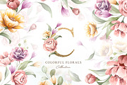 Colorful Florals with Alphabet set, an Object Graphic by Yorda Studio (Thumbnail 1 of 15)