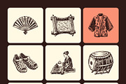 Vintage Japan Art Illustration, a Decorative Illustration by Creative Stall (Thumbnail 10 of 10)