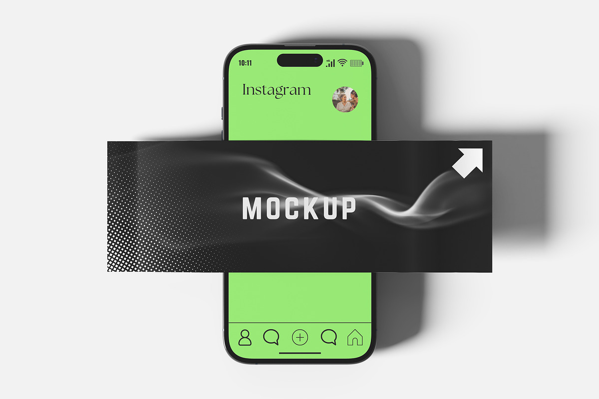 Instagram Carousel Mockup, a Product Mockup by safrizalstudio (Photo 2 of 4)