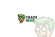 Crazy Nerd Logo Template, a Branding & Logo Template by dien96 (Thumbnail 2 of 3)