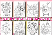 100 Spring Coloring Pages, a Brochure Template by Design Station (Thumbnail 2 of 4)