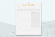 Daily and Weekly Planner Sheets, a Stationery Template by Creative Moxie Studio (Thumbnail 3 of 4)
